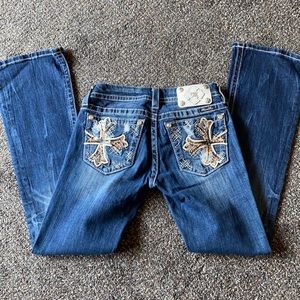Miss Me jeans size 25 signature boot